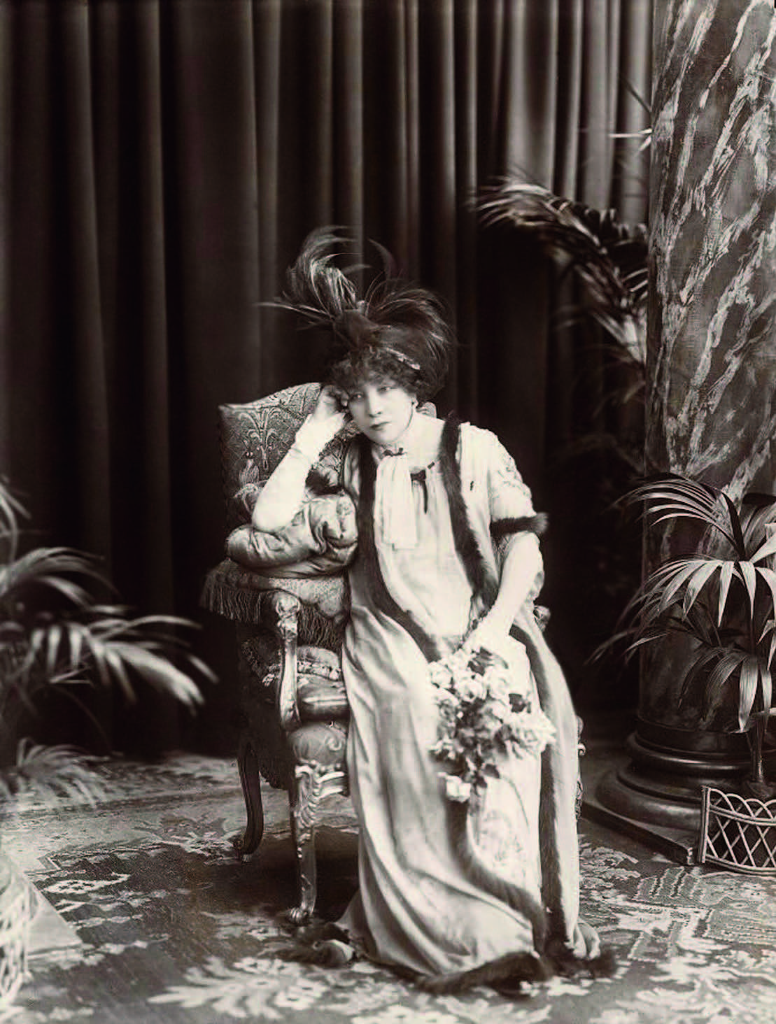 Sarah Bernhardt, kuriai buvo sukurtas vištienos patiekalas „Beautiful Helen“