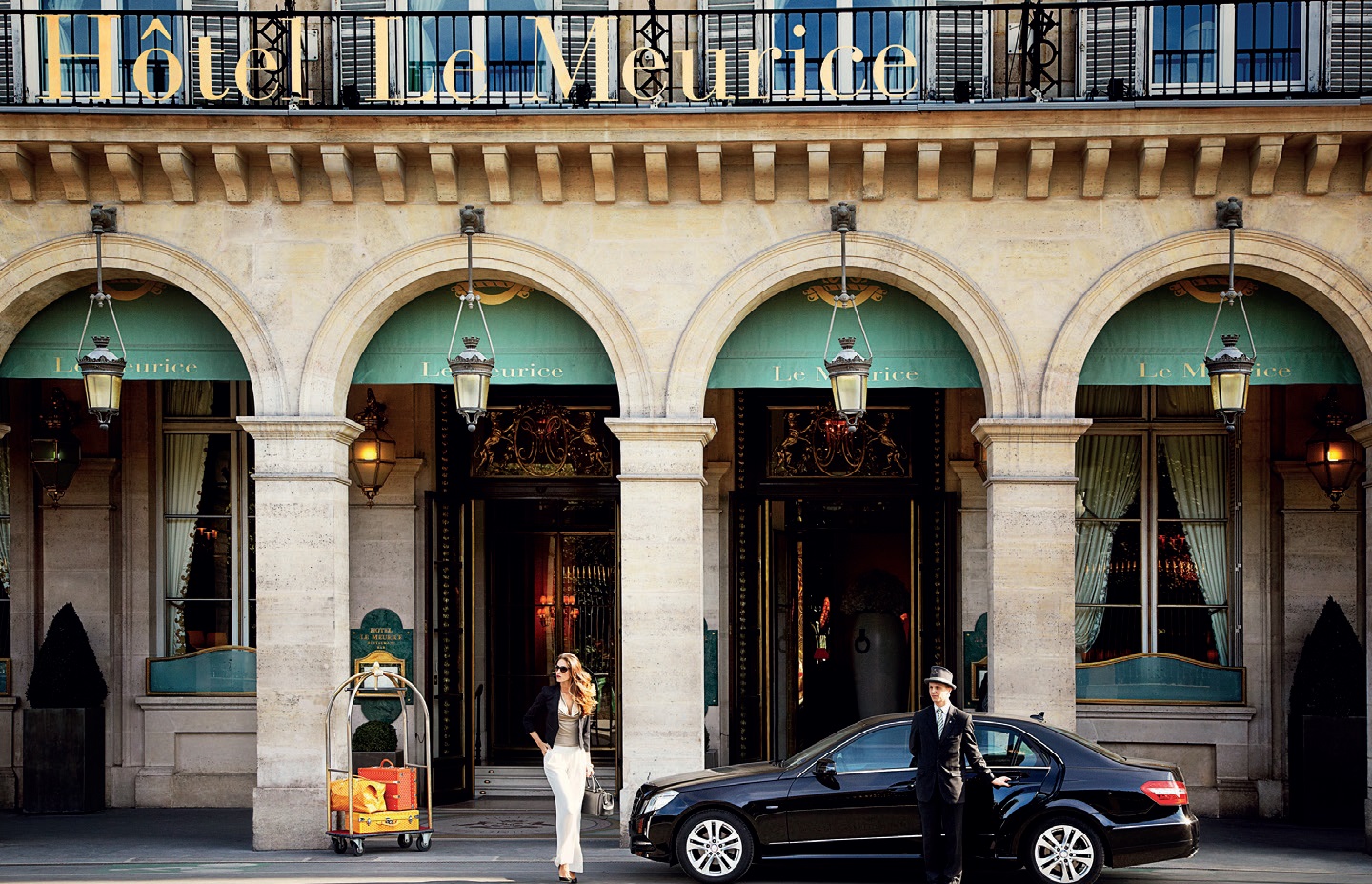 Viešbutis „Le Meurice“ Paryžiuje, kurio restorane pagrindiniu konditeriu dirba C. Grolet