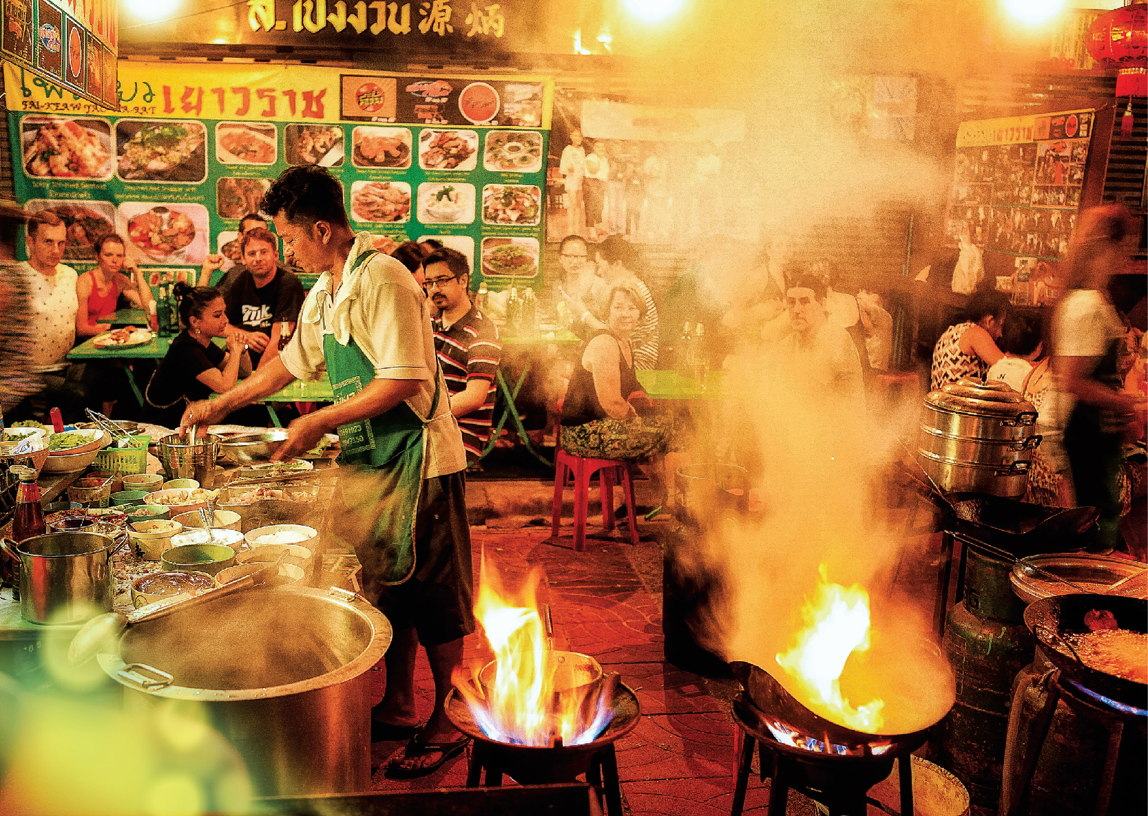 Tailande populiarus gatvės maistas